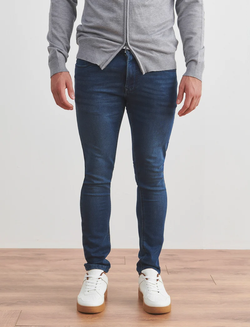 JEANS SLIM FIT BLU SCURO - DENIM SCURO