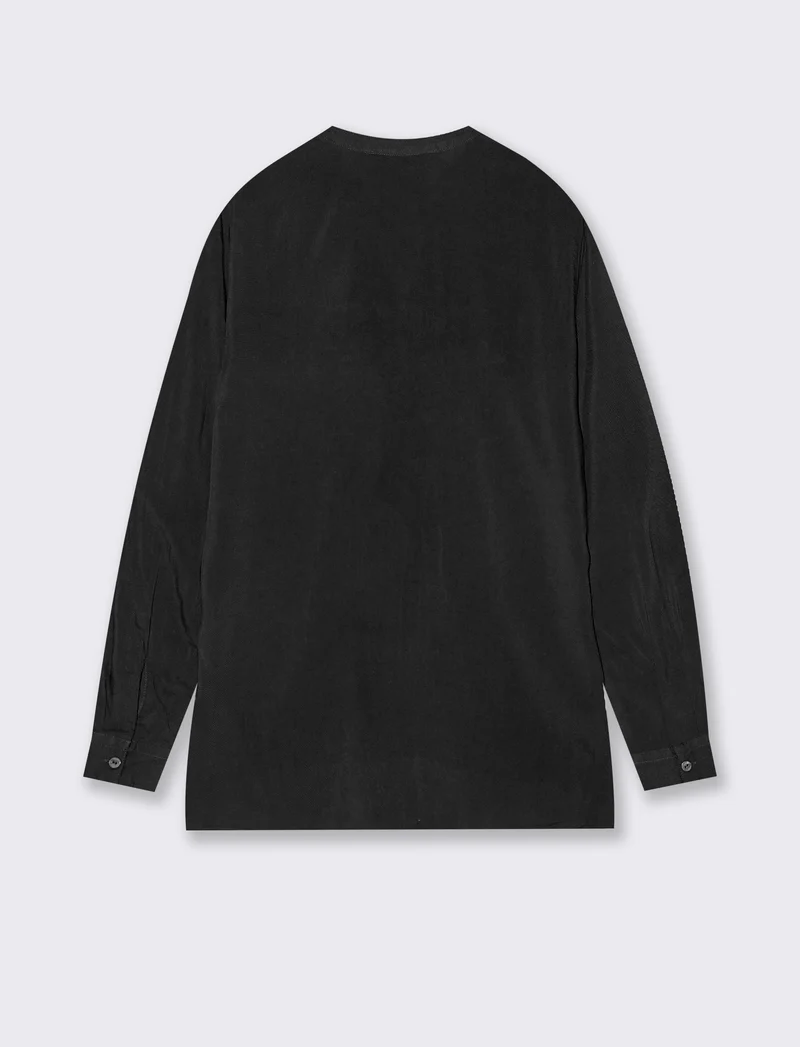 CAMICIA CON TASCHE - Nero