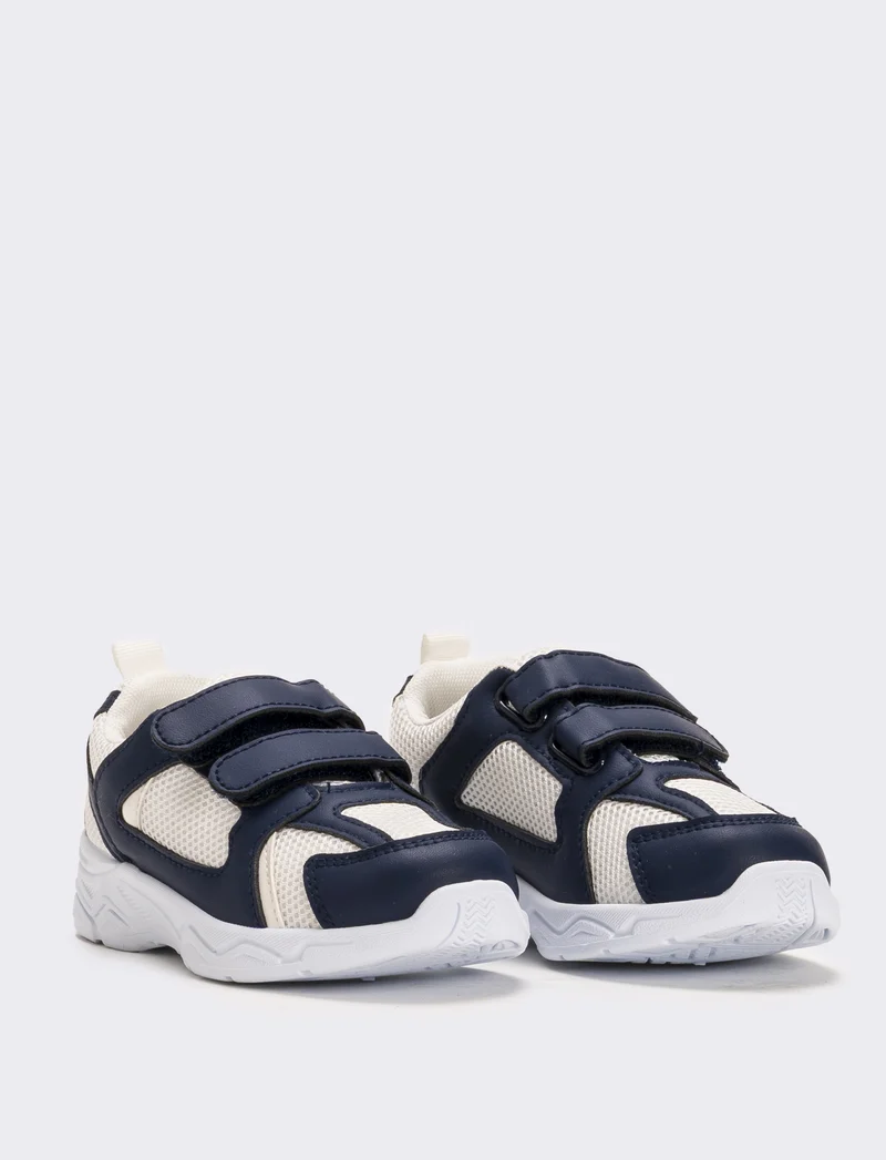 Sneakers con inserti da bambino - Blu