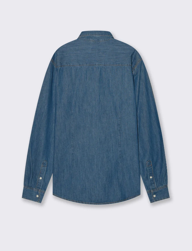 CAMICIA IN DENIM - Denim