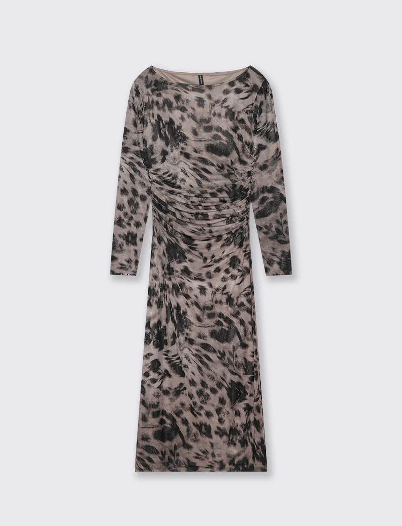 VESTITO LUNGO CON ARRICCIO - var 1