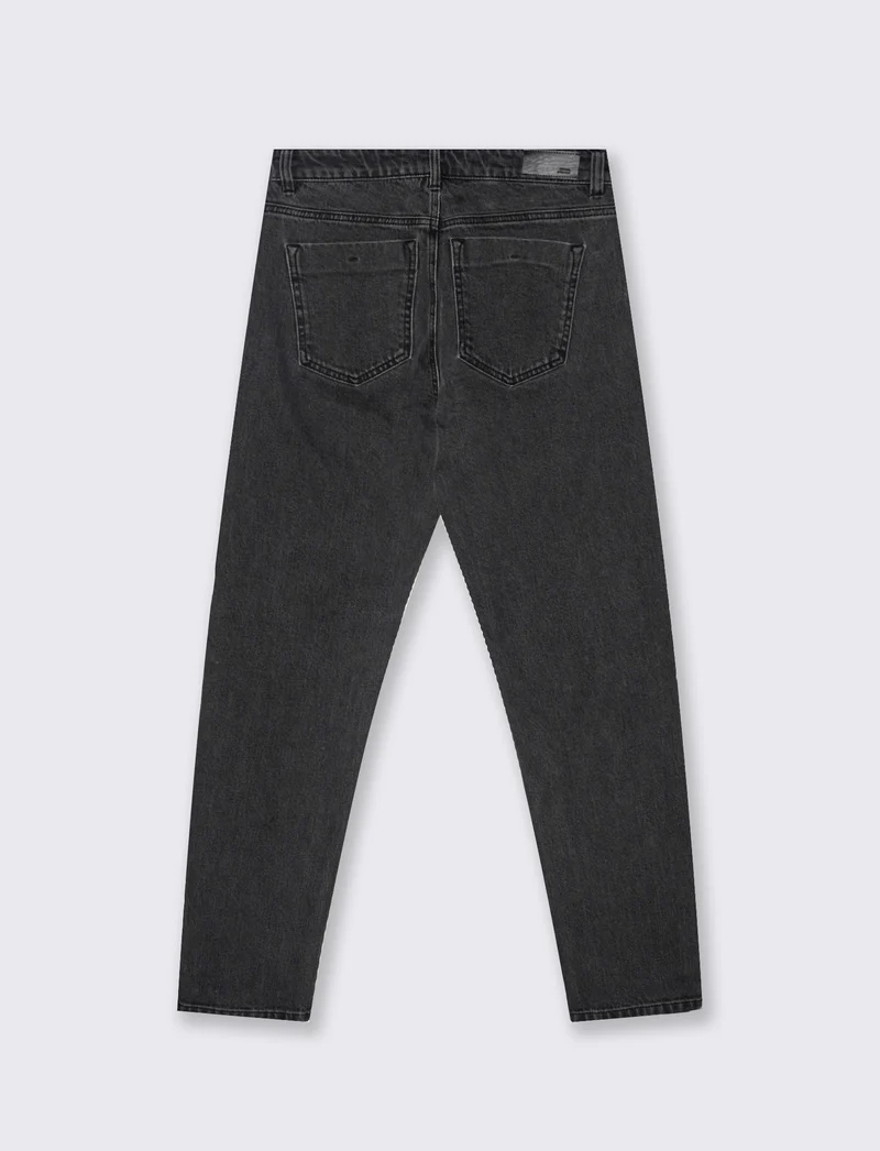 JEANS CON STRASS - Nero
