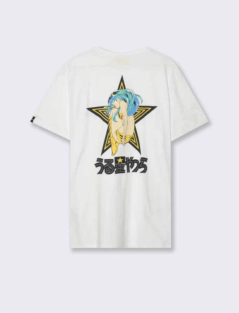 T-SHIRT STAMPA LAMU' - Bianco