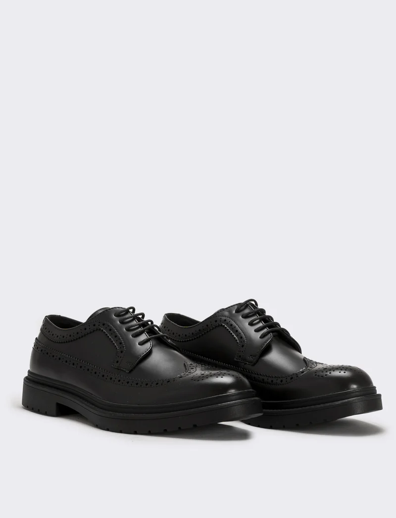 Scarpa stringata da uomo - Nero