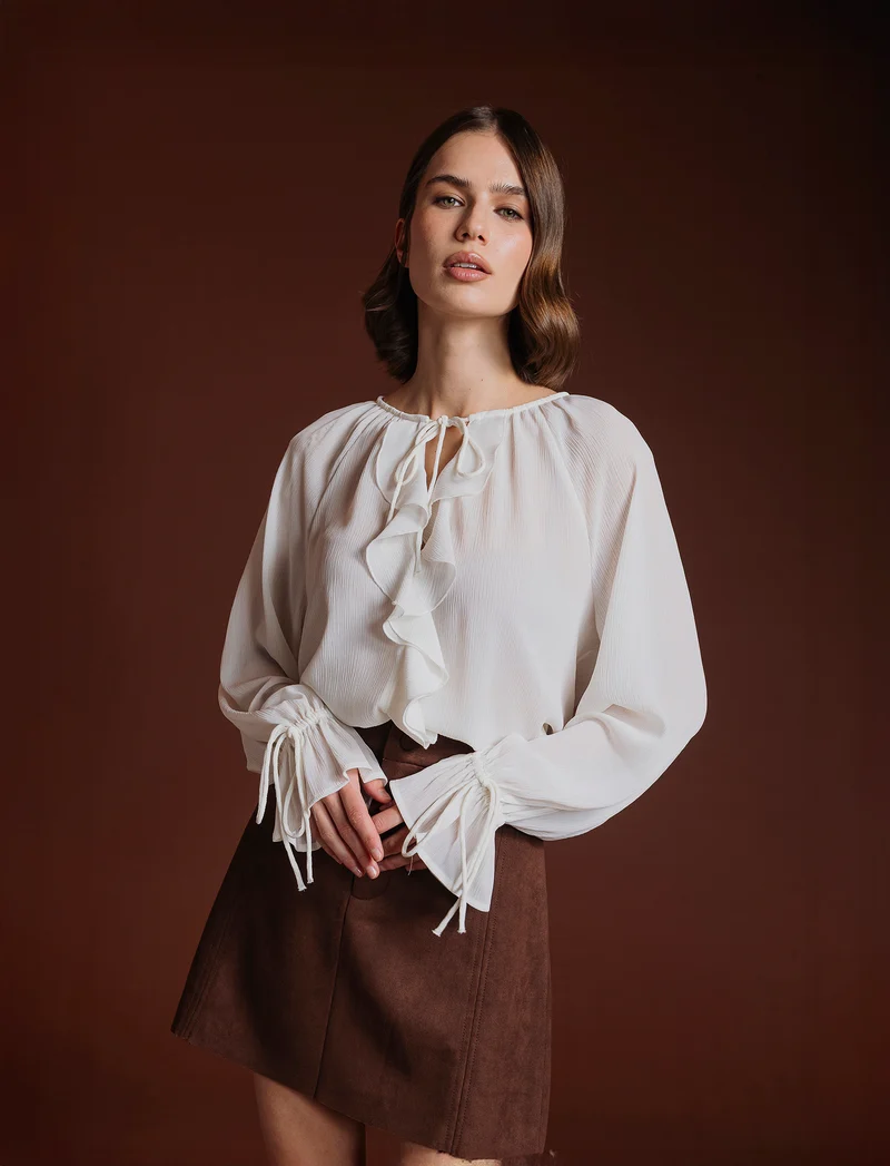 CASACCA CON ROUCHES - Avorio