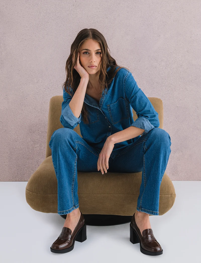 Camicia in denim - Denim