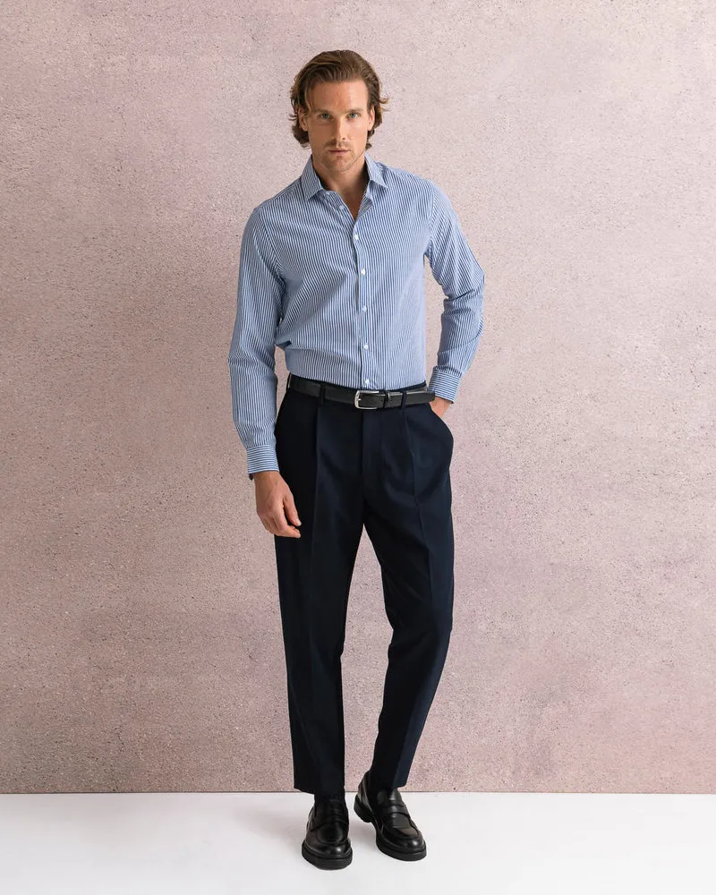 PANTALONI CHINO RELAXED EASY PANT - Blu