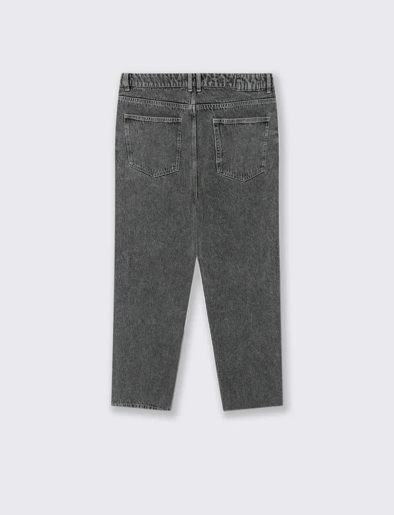JEANS BAGGY FIT GRIGIO - Grigio