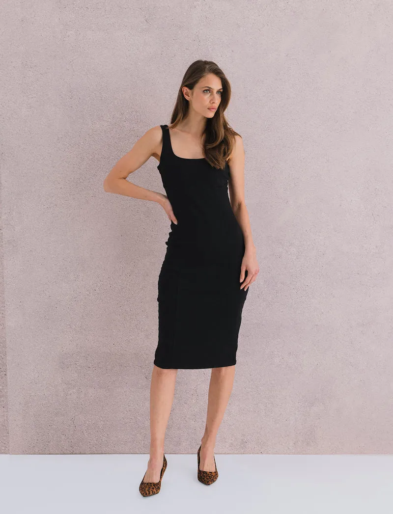 Vestito in denim - Nero