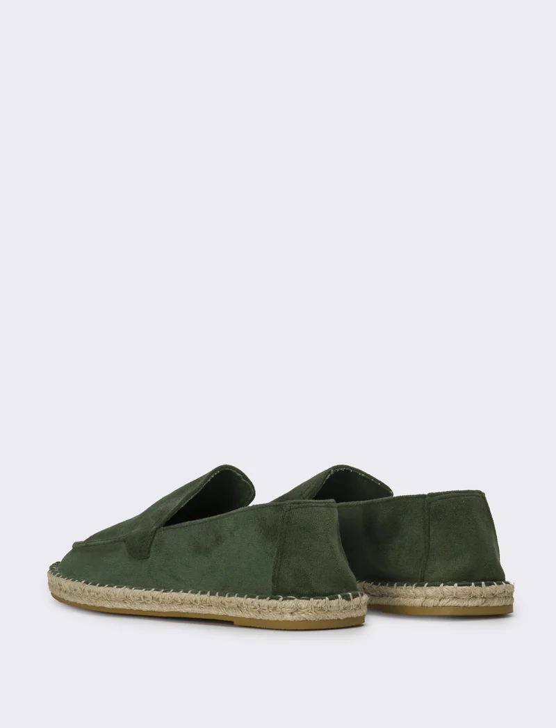 Slip-on scamosciata da uomo . - Verde