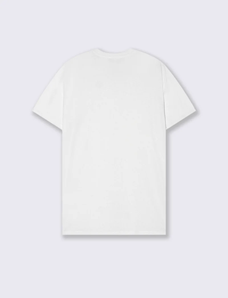 T-SHIRT BASIC IN COTONE PREMIUM REGULAR FIT - Bianco