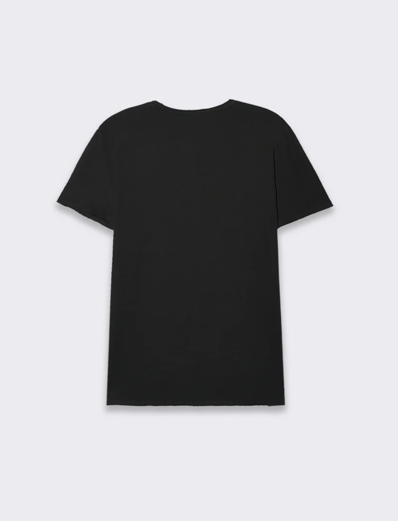 T-SHIRT ORLI TAGLIO VIVO REGULAR FIT - Nero
