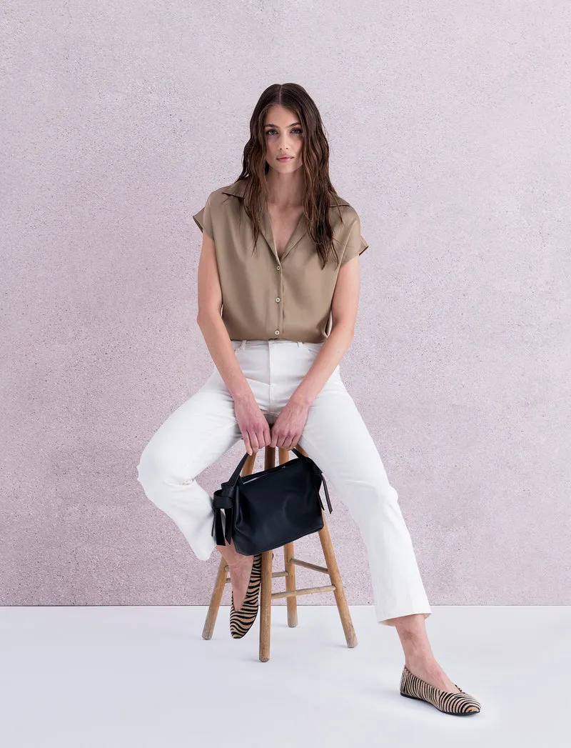 CAMICIA CON MANICHE AD ALETTA - Kaky 1