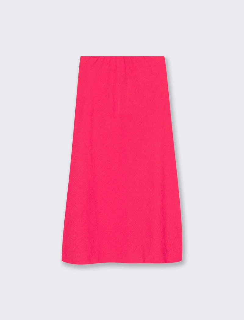 Gonna lunga a ruota - Fuxia