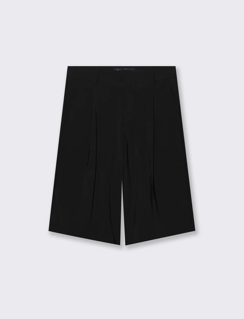 BERMUDA CON TASCHE A UOMO - Nero