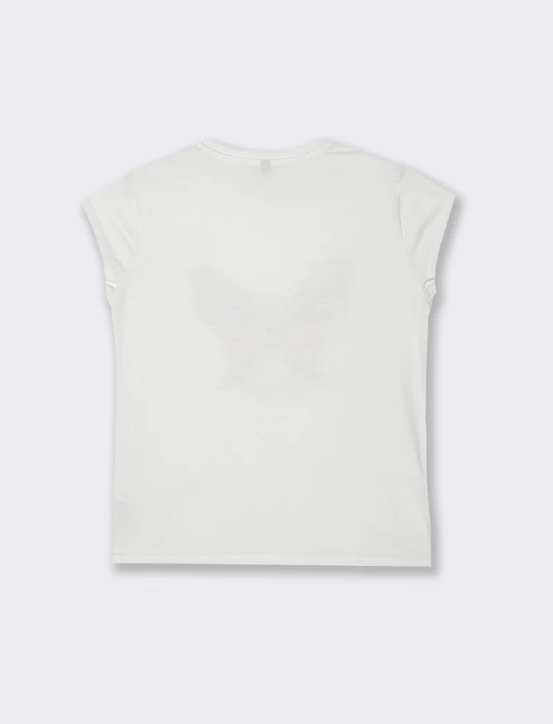 T-SHIRT CON STAMPA E APPLICAZIONI - var 2
