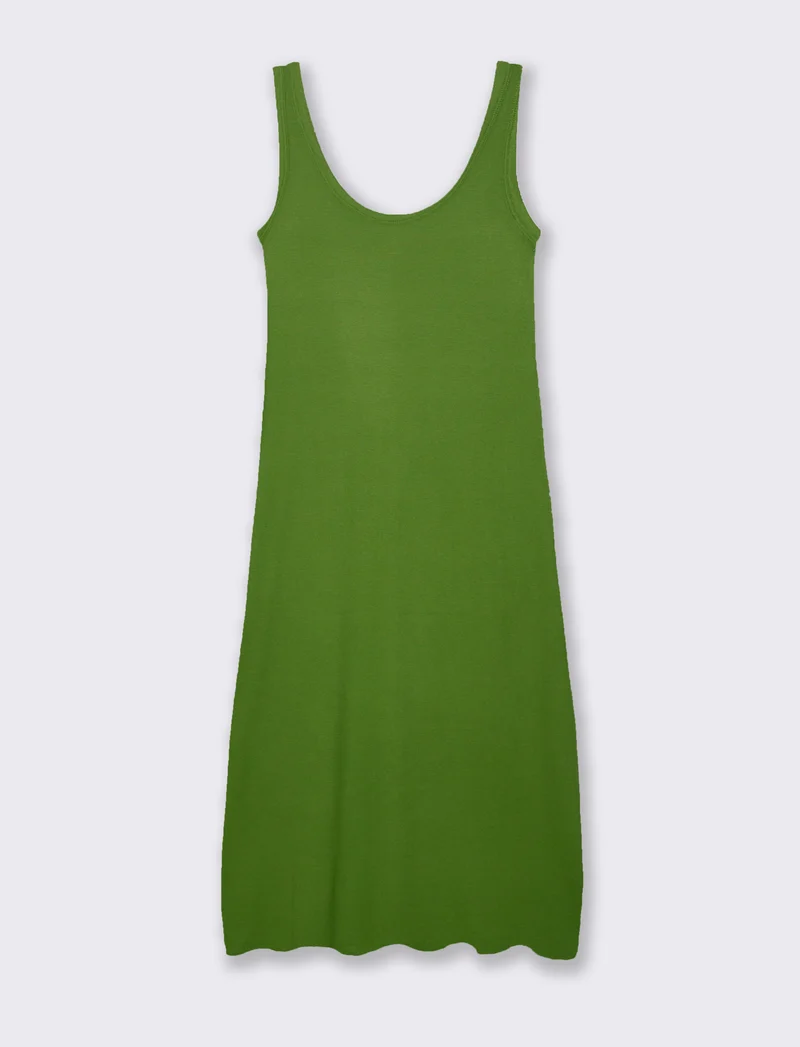 VESTITO LUNGO - Verde prato