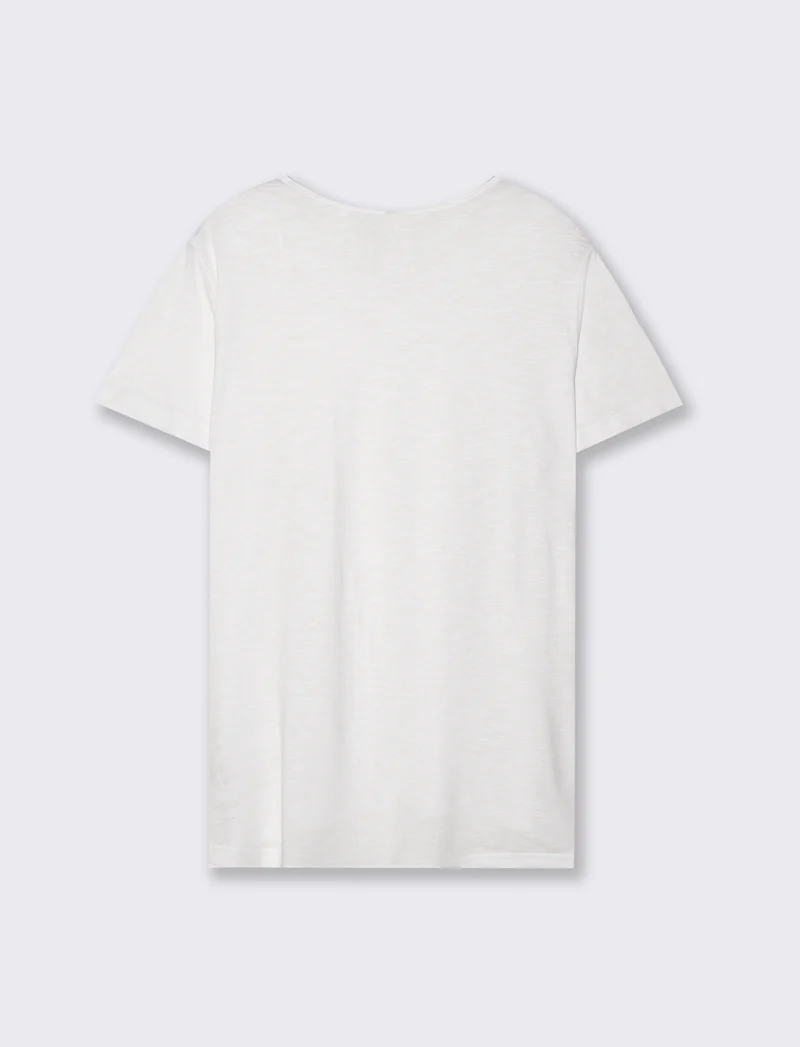 T-SHIRT BASICA - Bianco
