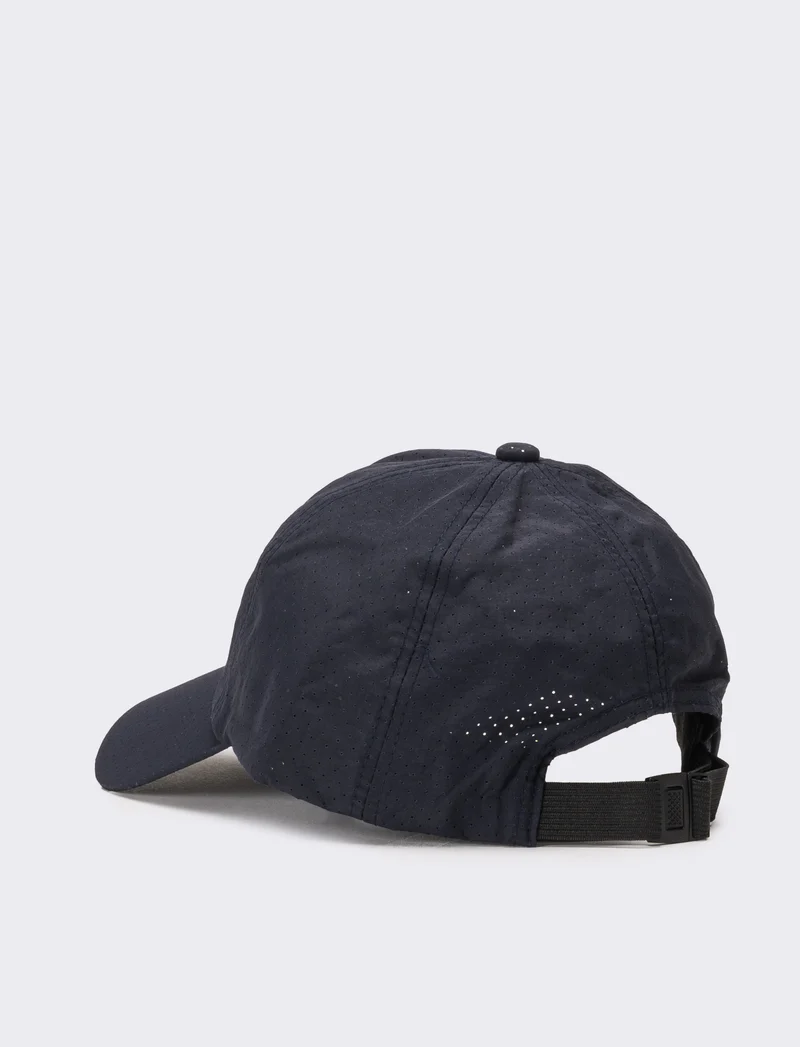Cappello uomo baseball traforato in nylon - Blu
