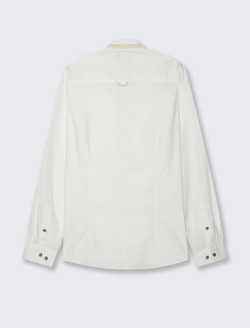 Camicia finta casacca da uomo - Bianco