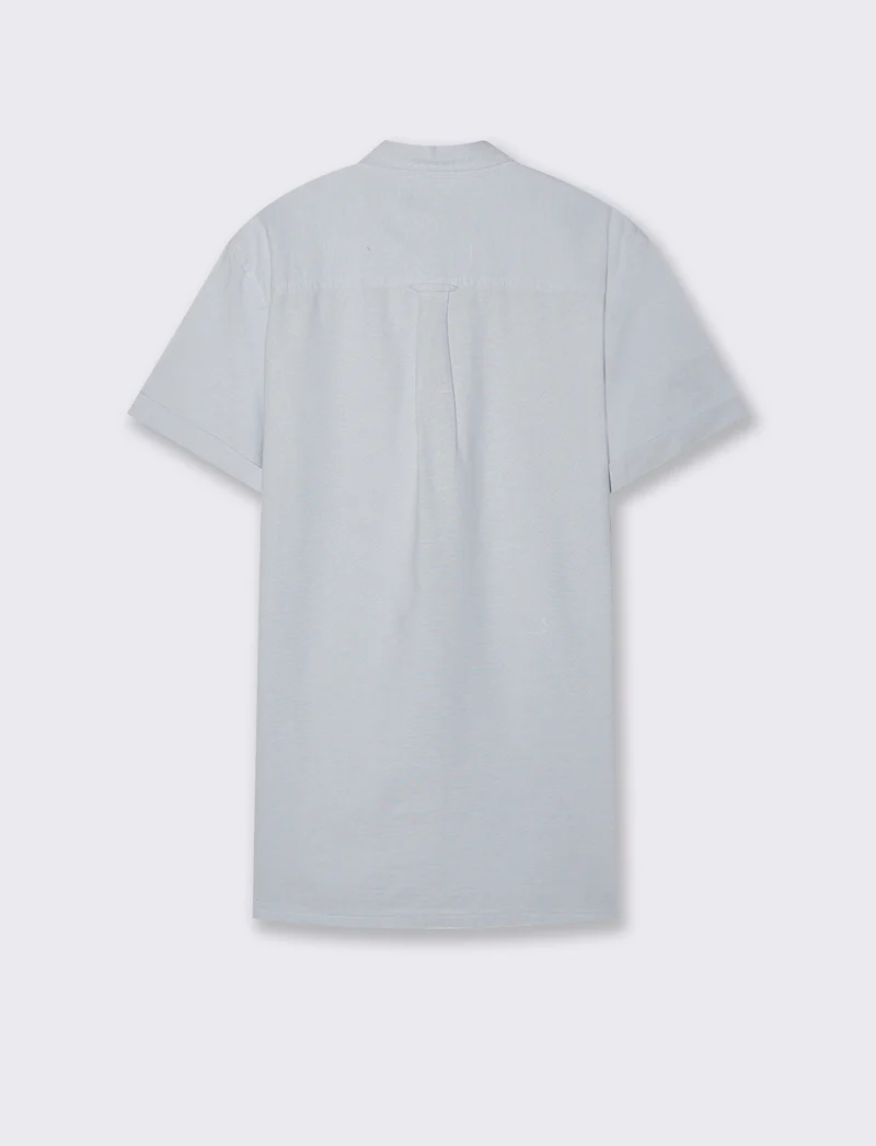 Camicia basic oxford regular fit da uomo - Celeste