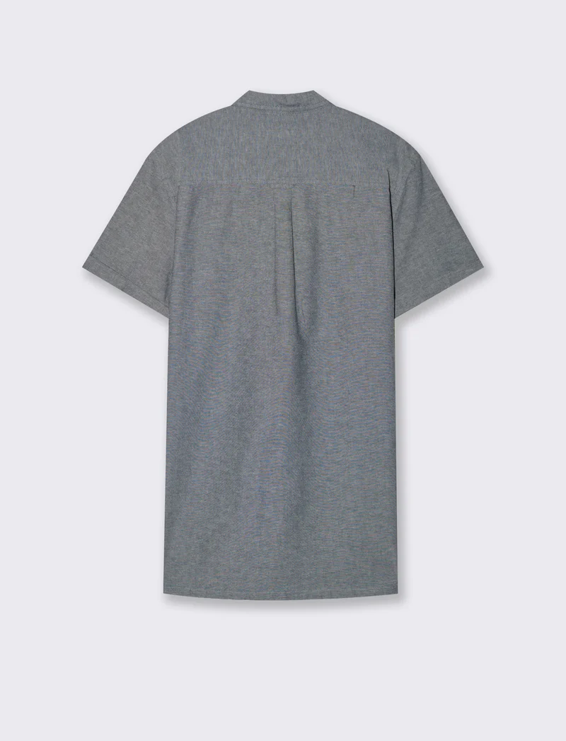 Camicia basic oxford regular fit da uomo - Blu