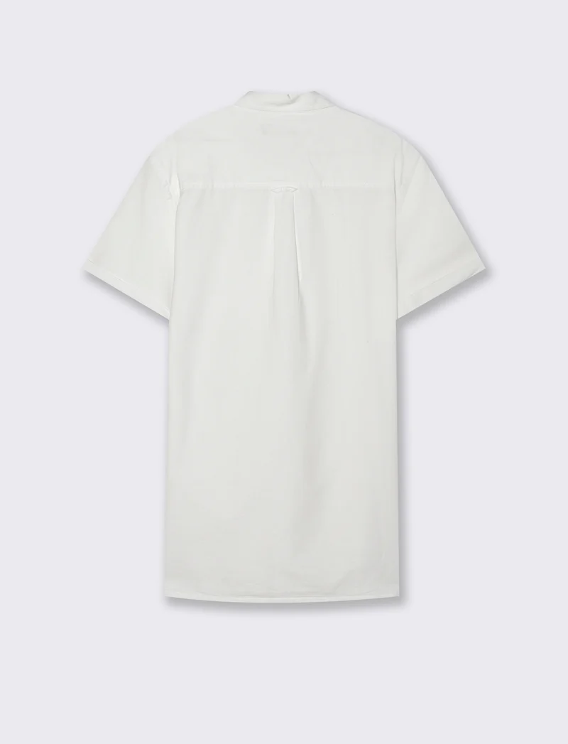 Camicia basic oxford regular fit da uomo - Bianco
