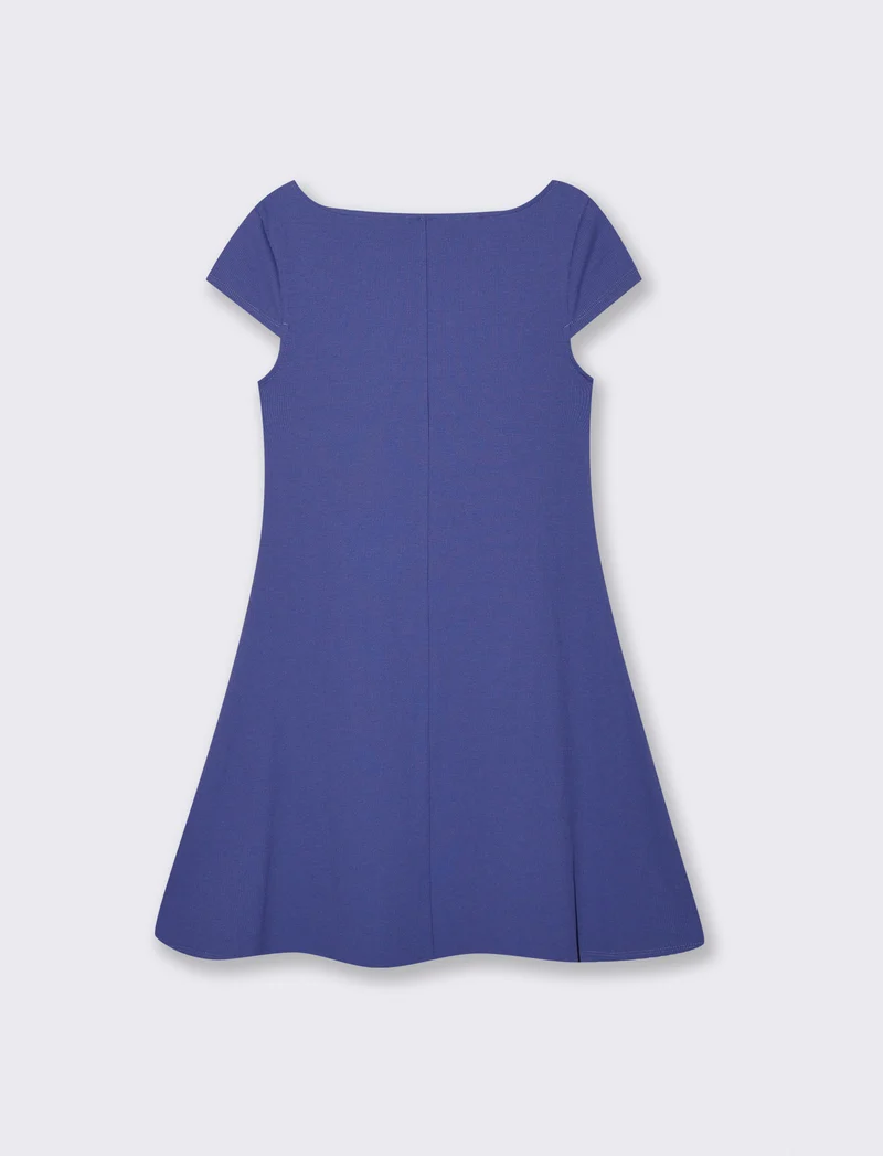Vestito corto da donna - Mirtillo