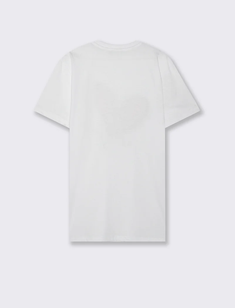T-shirt con stampa sweet years da uomo - Bianco