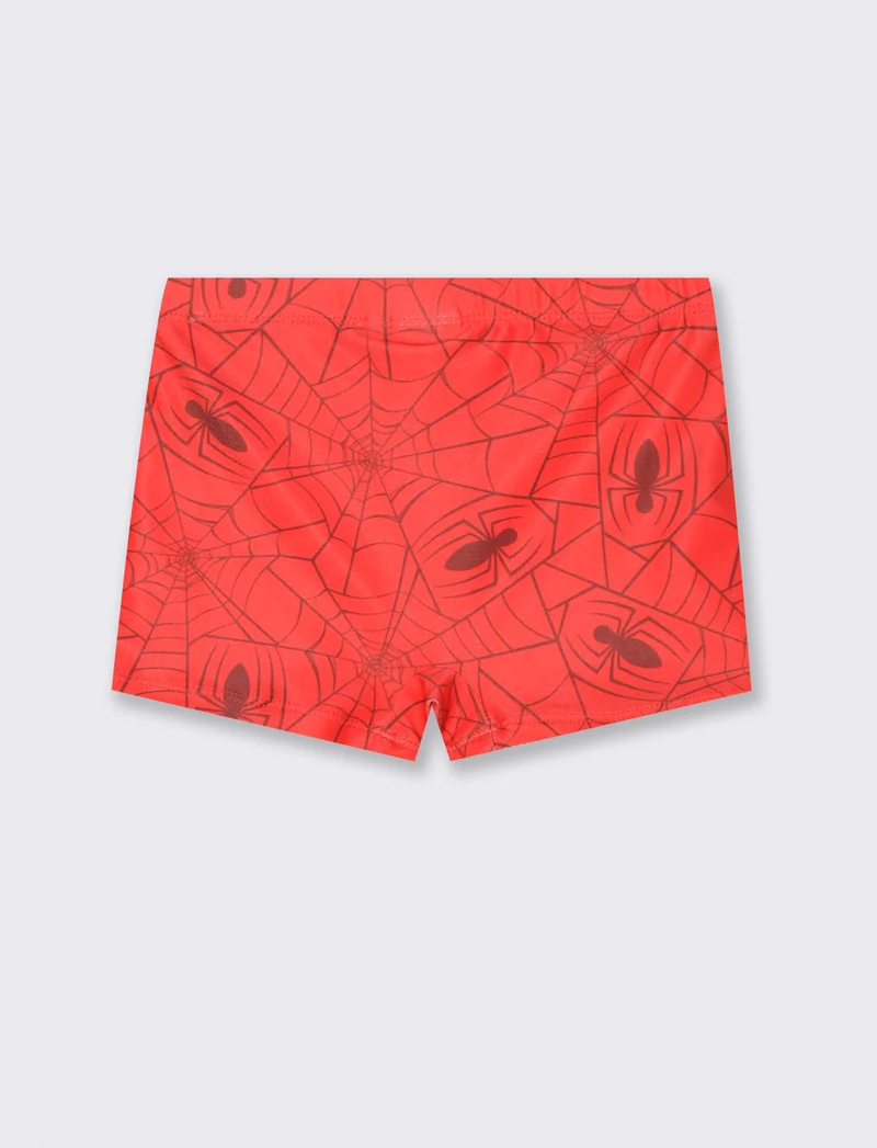 Boxer Spiderman da bambino - Rosso