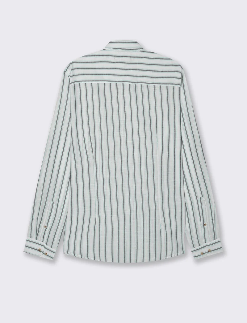 Camicia a righe da uomo - Blu