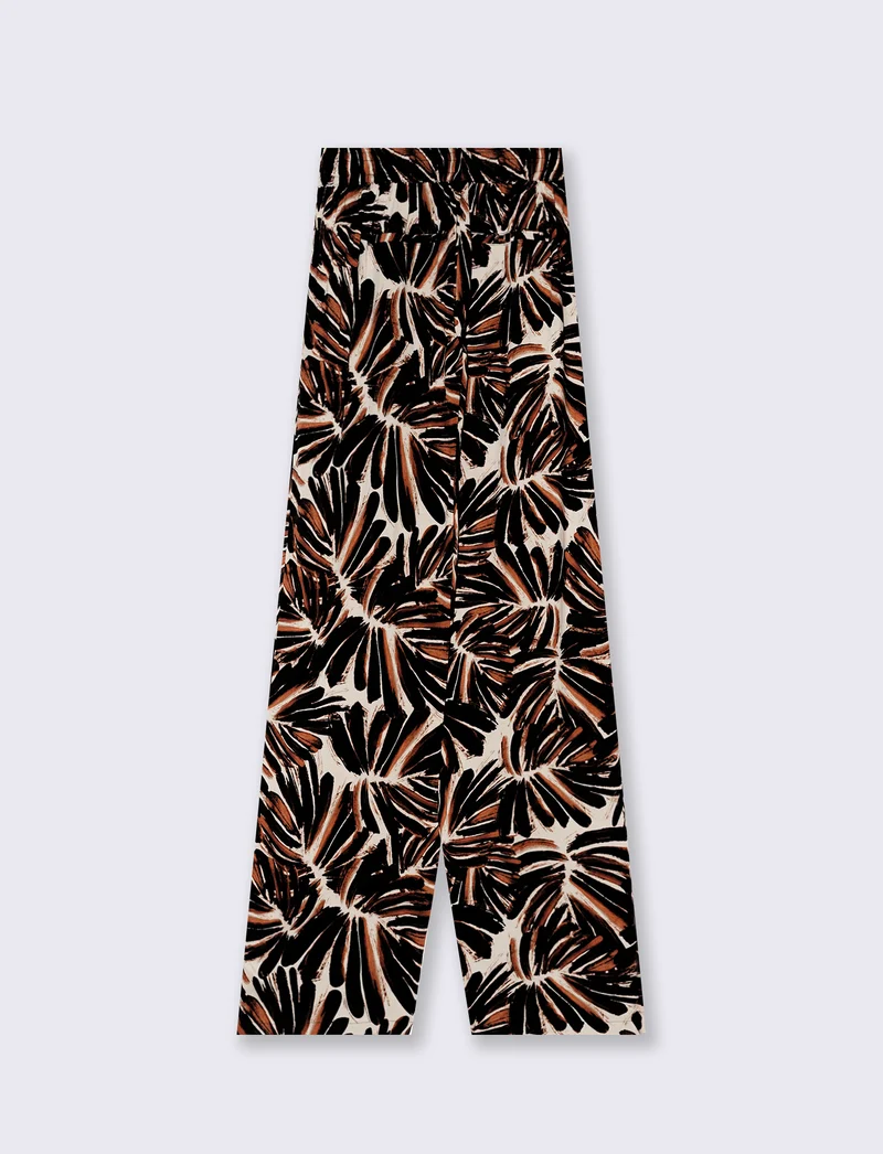 Pantalone con fusciacca in vita da donna - var 1
