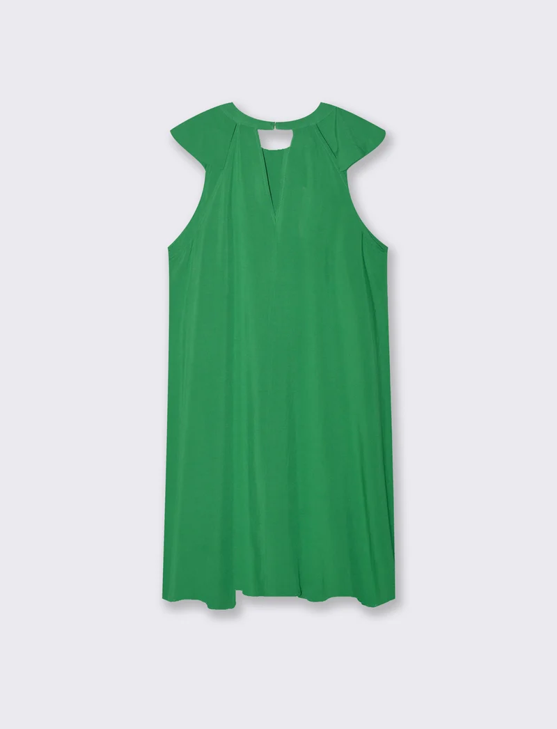 Vestito giro manica da donna - Verde prato