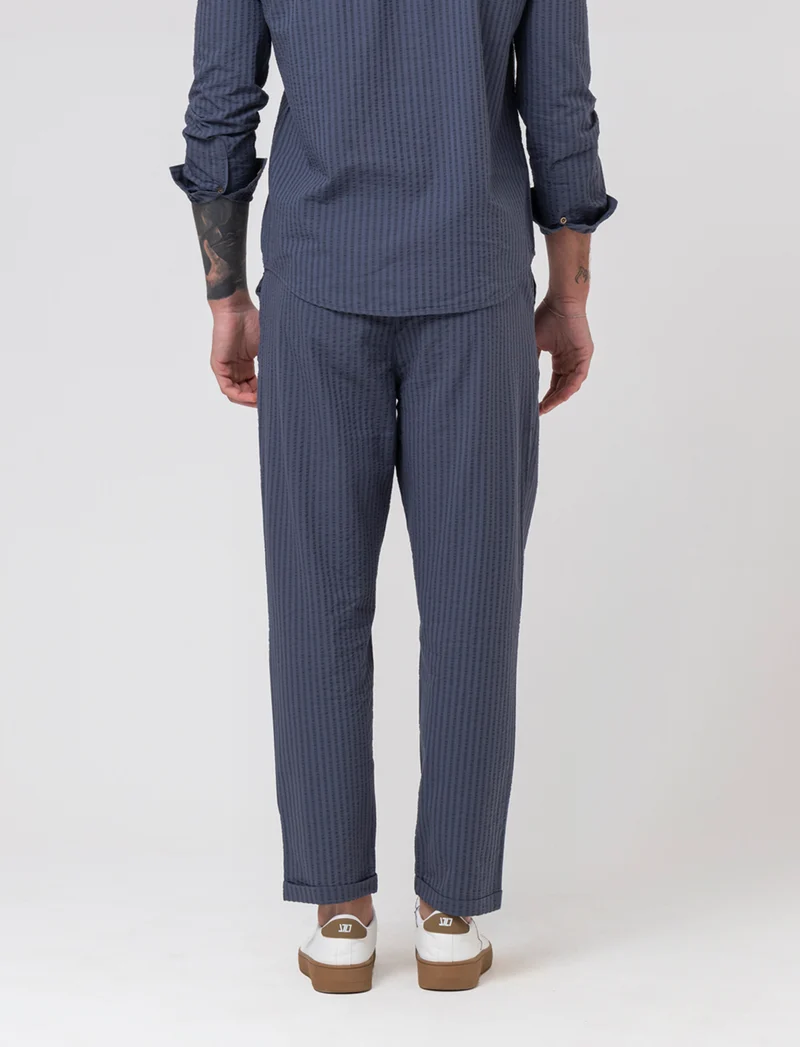 Pantaloni jogger in seersucker da uomo - Avion