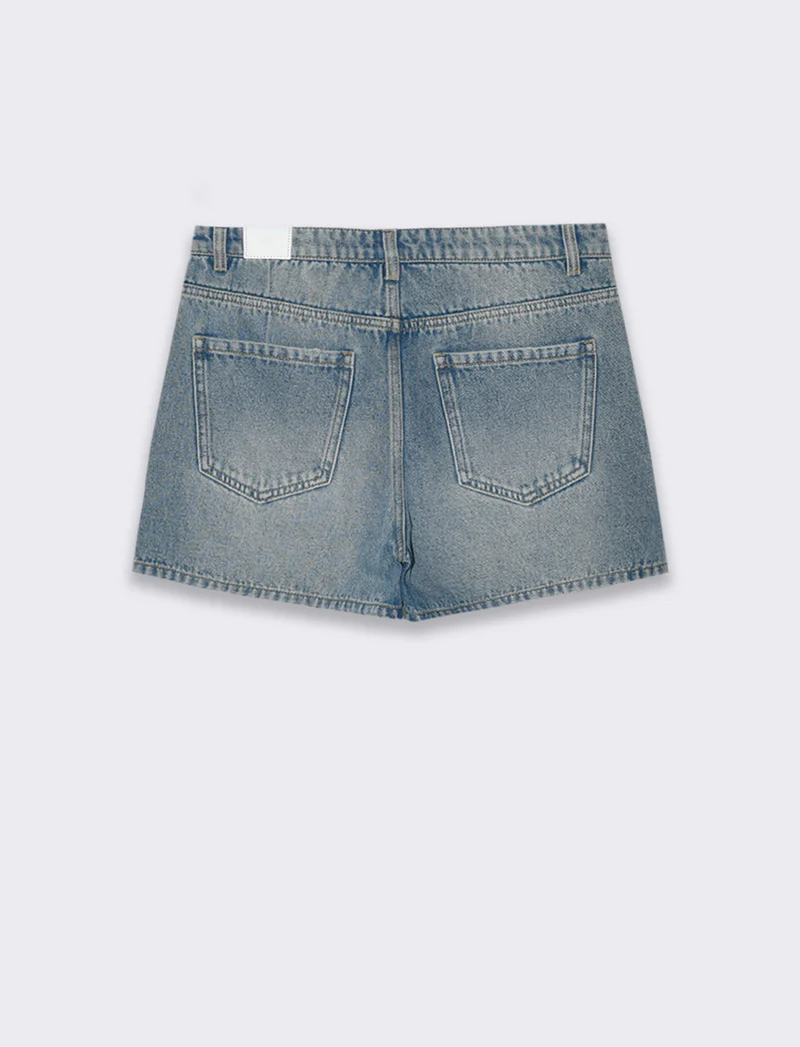 Gonna pantalone in denim da donna - Denim