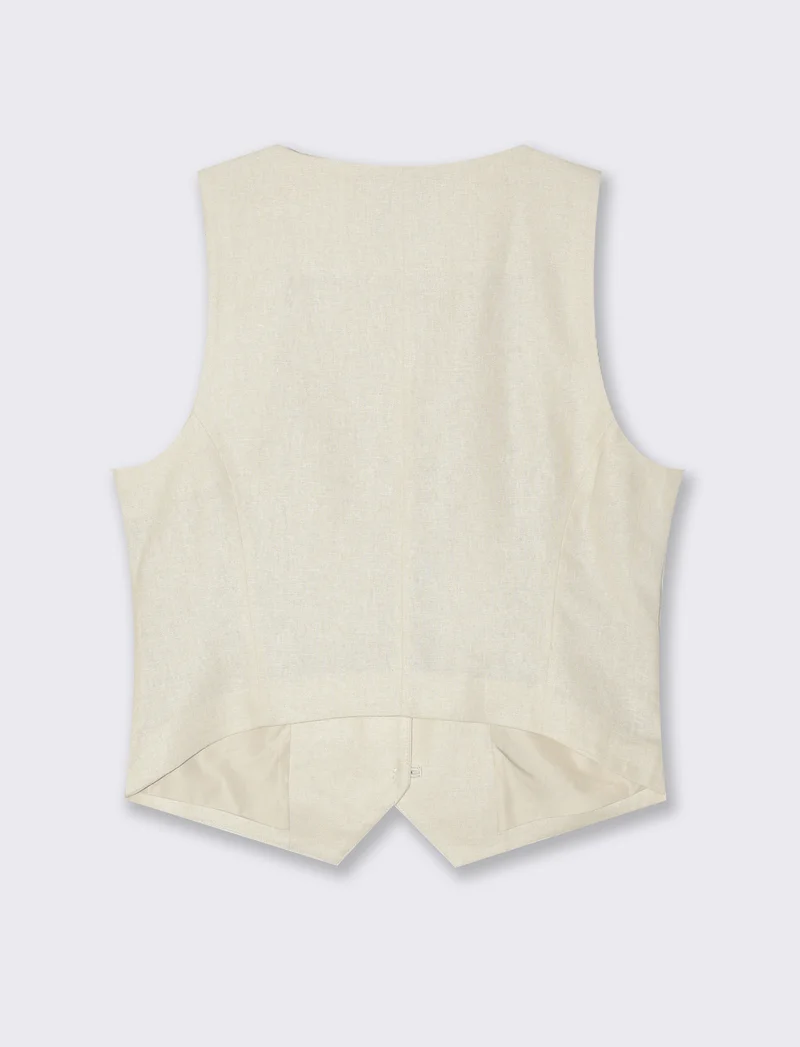 Gilet da donna - Beige corda