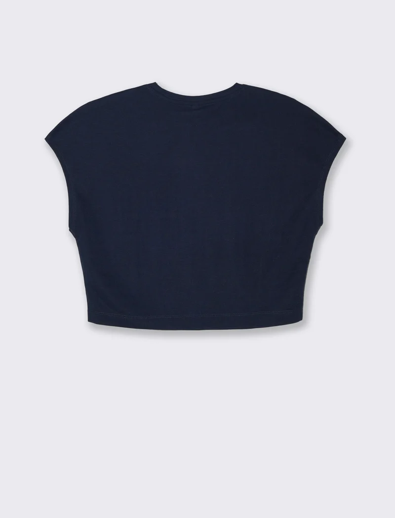 T-shirt basica da donna - Blu