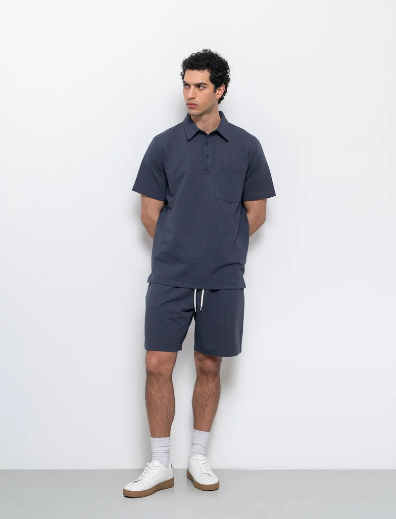 Bermuda jogger in seer sucker da uomo - Avion