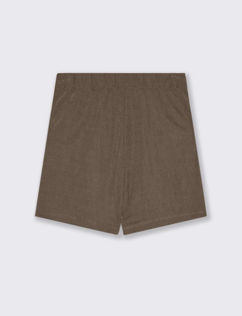 Short con pannello da donna - Verde salvia