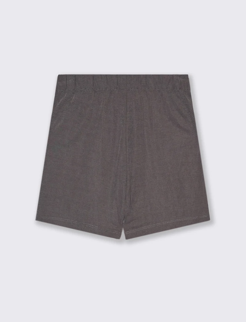 Short con pannello da donna - Grigio piombo