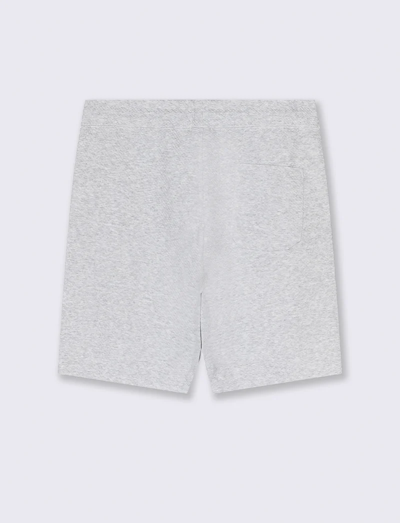Bermuda jogger struttura waffle da uomo - Grigio mel.