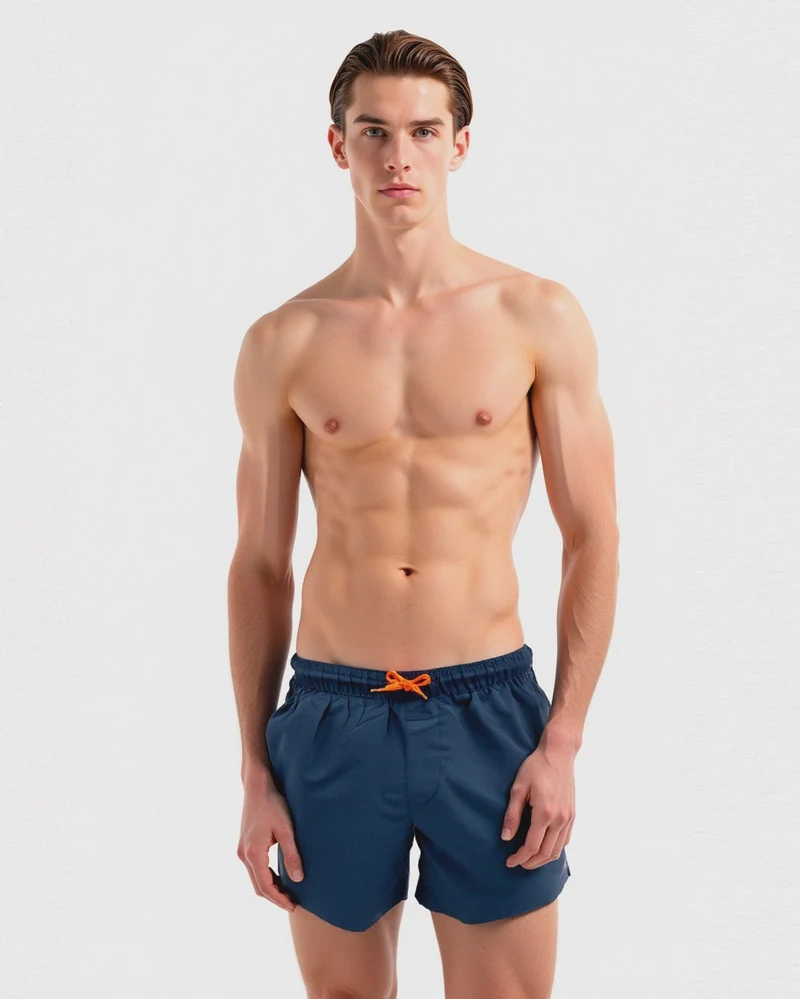 Costume mare basic da uomo - Blu