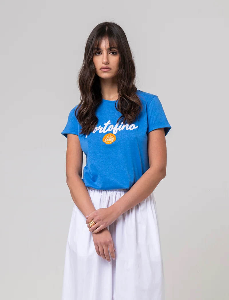 T-shirt con stampa da donna - var 3