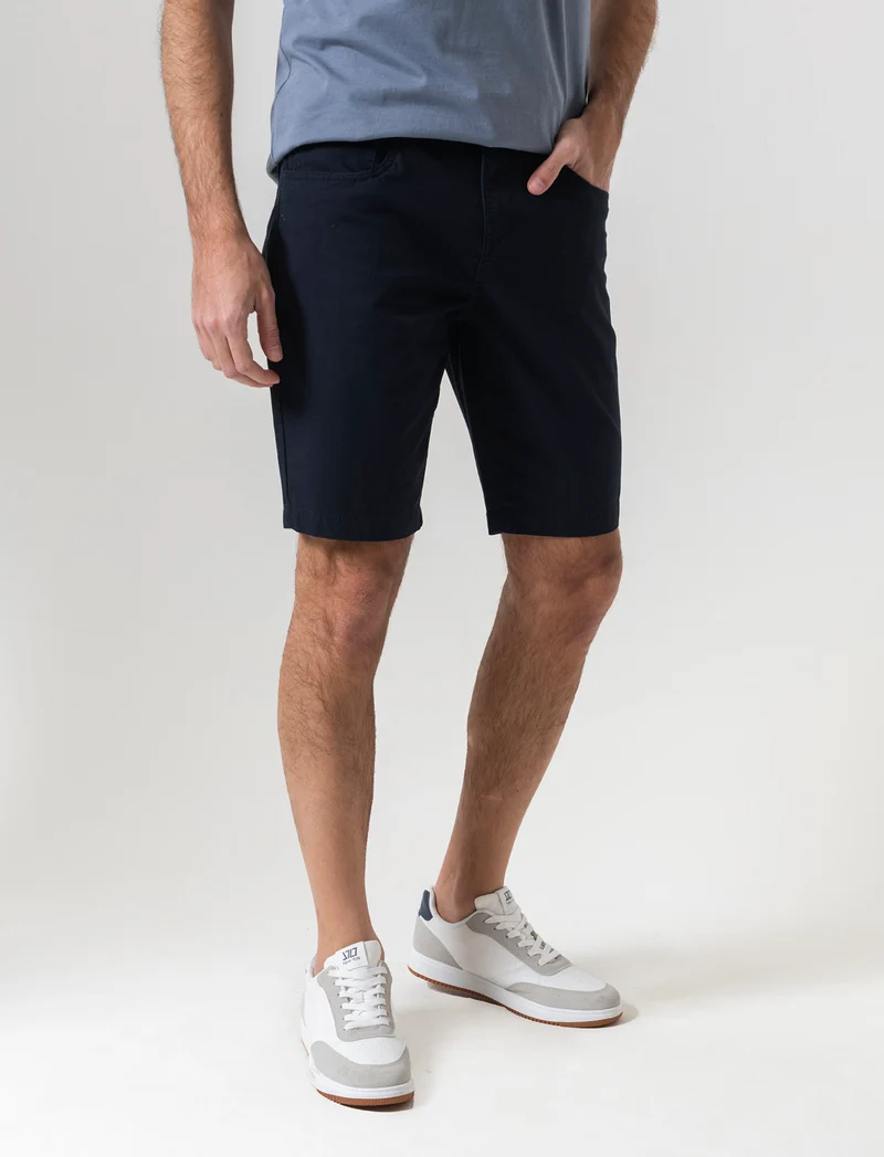 Bermuda 5 tasche slim fit da uomo - Blu
