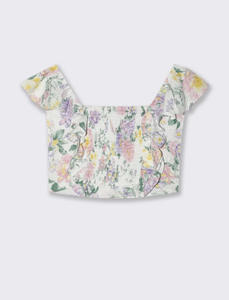 Top con rouches da donna - var 2