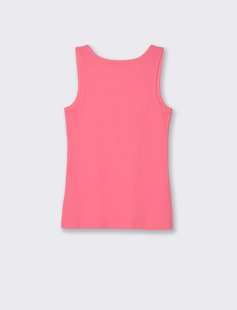 Top con zip da donna - Geranio