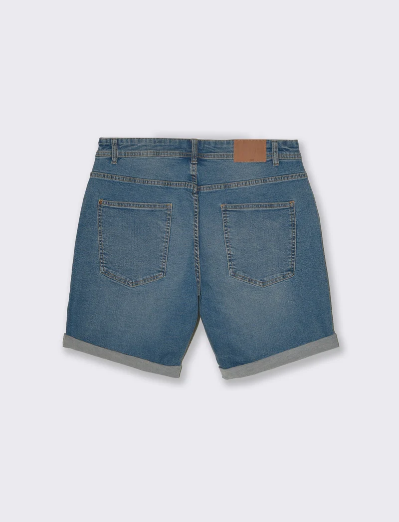 Bermuda jeans regular fit: da uomo - Denim