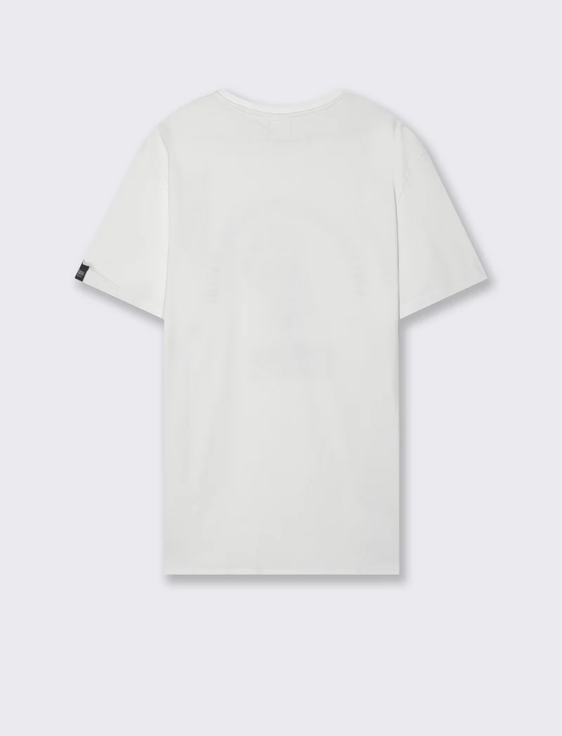 T-shirt stampa Junji Ito da uomo - Bianco