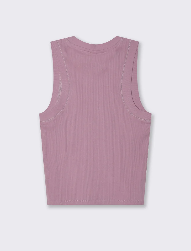 Top in maglia da donna - Rosa polvere