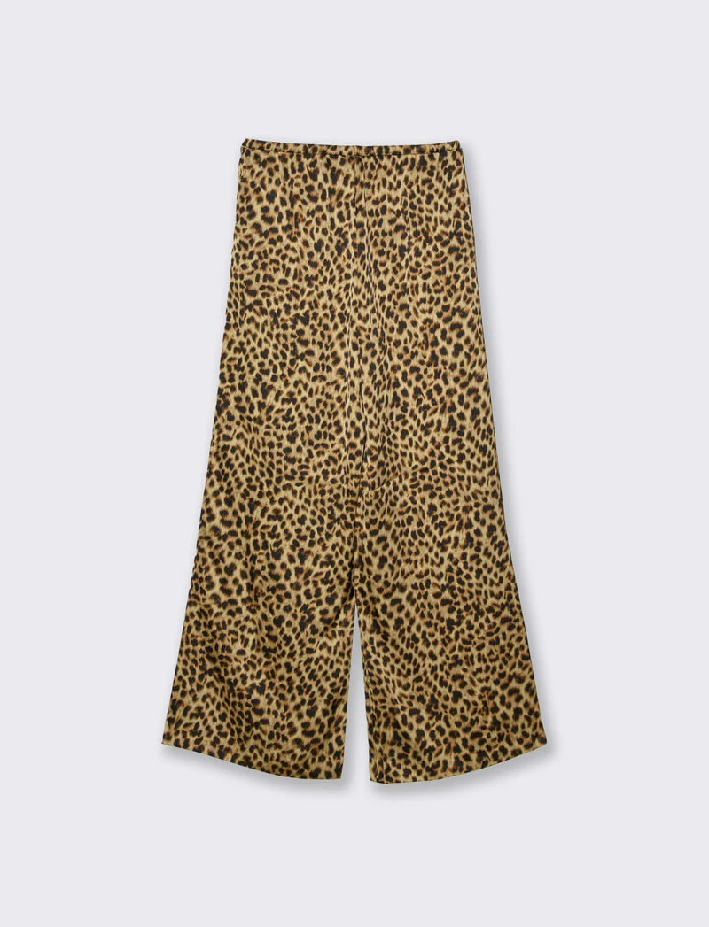Pantalone con elastico e culisse da donna - var 1